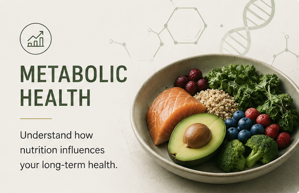 METABOLIC HEALTH: Understand how nutrition influences your long-term health.